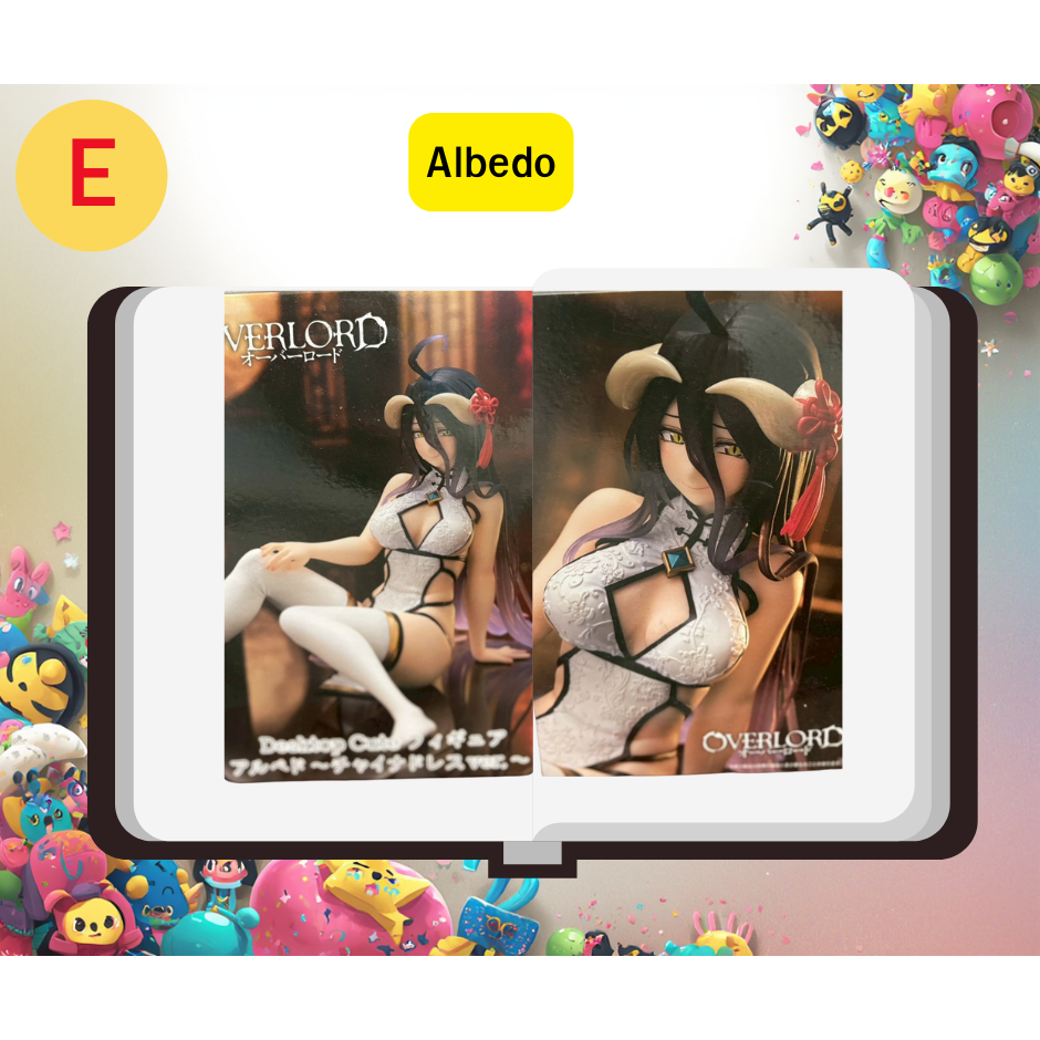 Albedo Overlord Desktop Cute Albedo Chinese Dress Version Figure มือสอง/แกะกล่อง