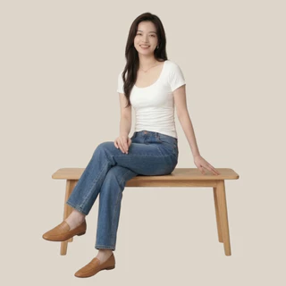 WsimpleBra | Envee Top Shirt เสื้อยืด แขนสั้น คอกว้าง มีบราในตัว เลิกใส่ชุดชั้นในและซิลิโคลปิดจุก
