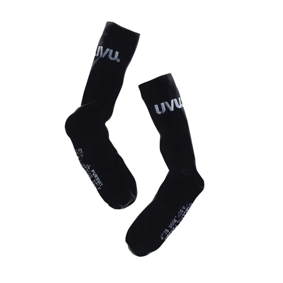 พร้อมส่ง!! UVU Running Sock (Black/White)