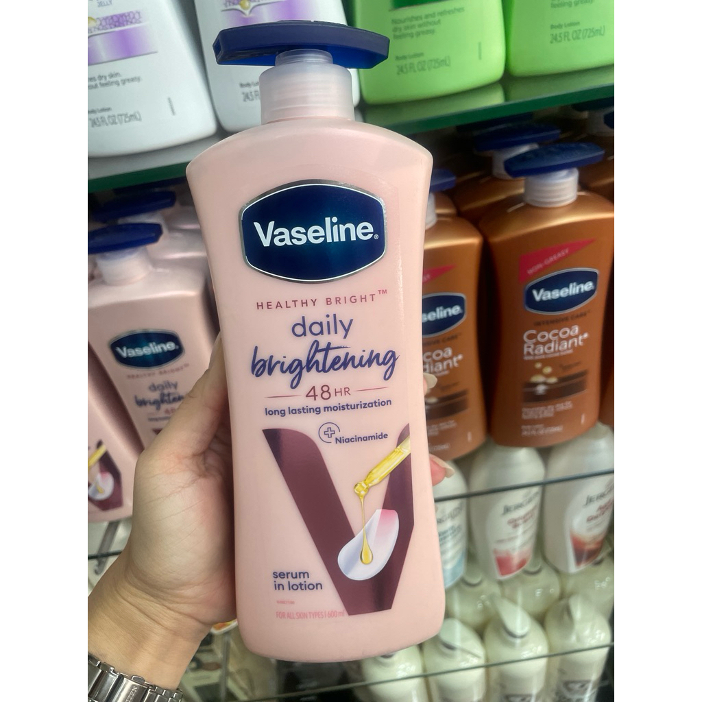 Vaseline Healthy Bright Daily Brightening Even Tone Lotion 600ml.