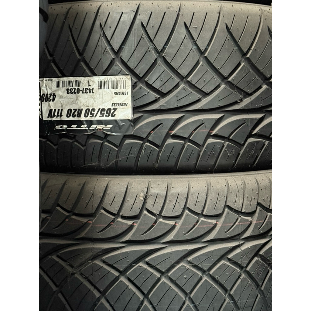 265/50R20 NiTTO NT 420S ผลิตญี่ปุ่น🇯🇵 ราคา 1 เส้น ยางใหม่ลายนิตโตะ ญี่ปุ่นแท้ขอบ 20 ผลิตปี 2019 ยางน