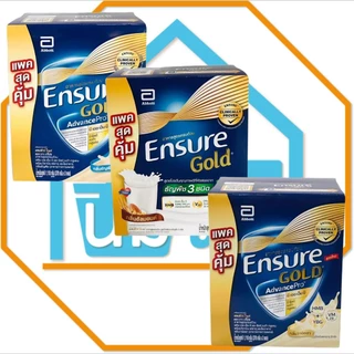 Ensure Gold Advance Pro เอนชัวร์ โกลด์ แอดวานซ์ โปร อาหารทางการแพทย์ อาหารสูตรครบถ้วน ขนาด 1110 กรัม (370g. x 3 ถุง)