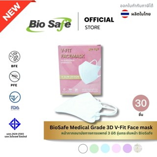 หน้ากากอนามัย 3 ชั้น V-FIT รูปทรงสามมิติ รุ่นกระชับหน้า หน้า…