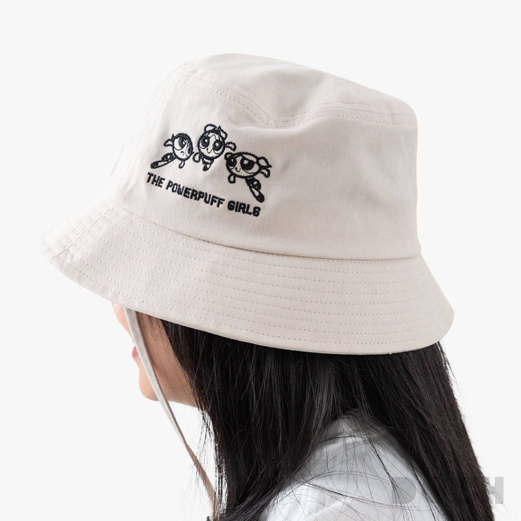 DOSH HAT POWERPUFF GIRLS หมวกบักเก็ตผู้ใหญ่ DPGACC1001-CR