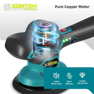 Makita 6 นิ้ว เครื่องขัดสีรถ 999V เครื่องขัดสีรถยนต์ ขัดเงารถยนต์ ปรับได้ 8ระดับ ขัดสี แผ่นขัด 4 แบบฟรี