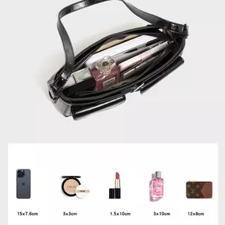 MOLICHIC Cherry Bag กระเป๋าผู้หญิงสะพายไหล่ ดีไซน์คลาสสิก ขนาดพกพาสะดวก สำหรับทุกโอกาส