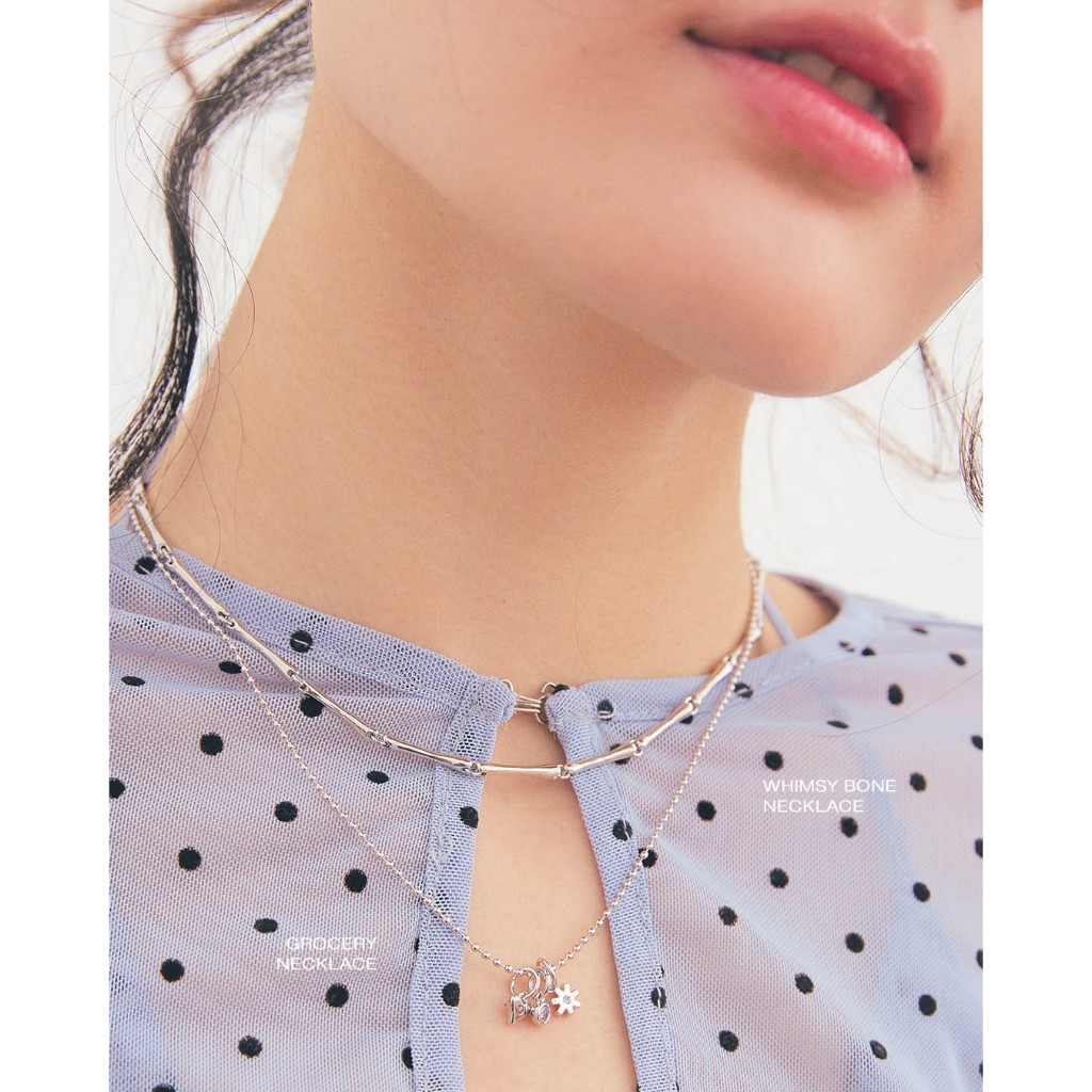 Julys - whimsy bone necklace