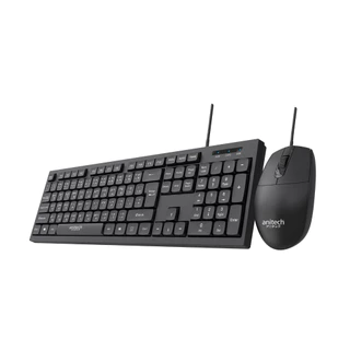 เมาส์และคีย์บอร์ด Anitech Mouse + Keyboard PA815 (TH/EN) Black by Banana IT