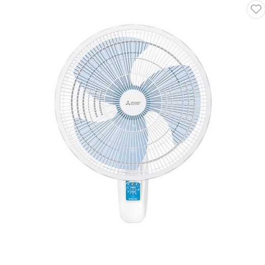 พัดลมติดผนัง 16 นิ้ว MITSUBISHI W16A-RC สีขาว/สีเทา