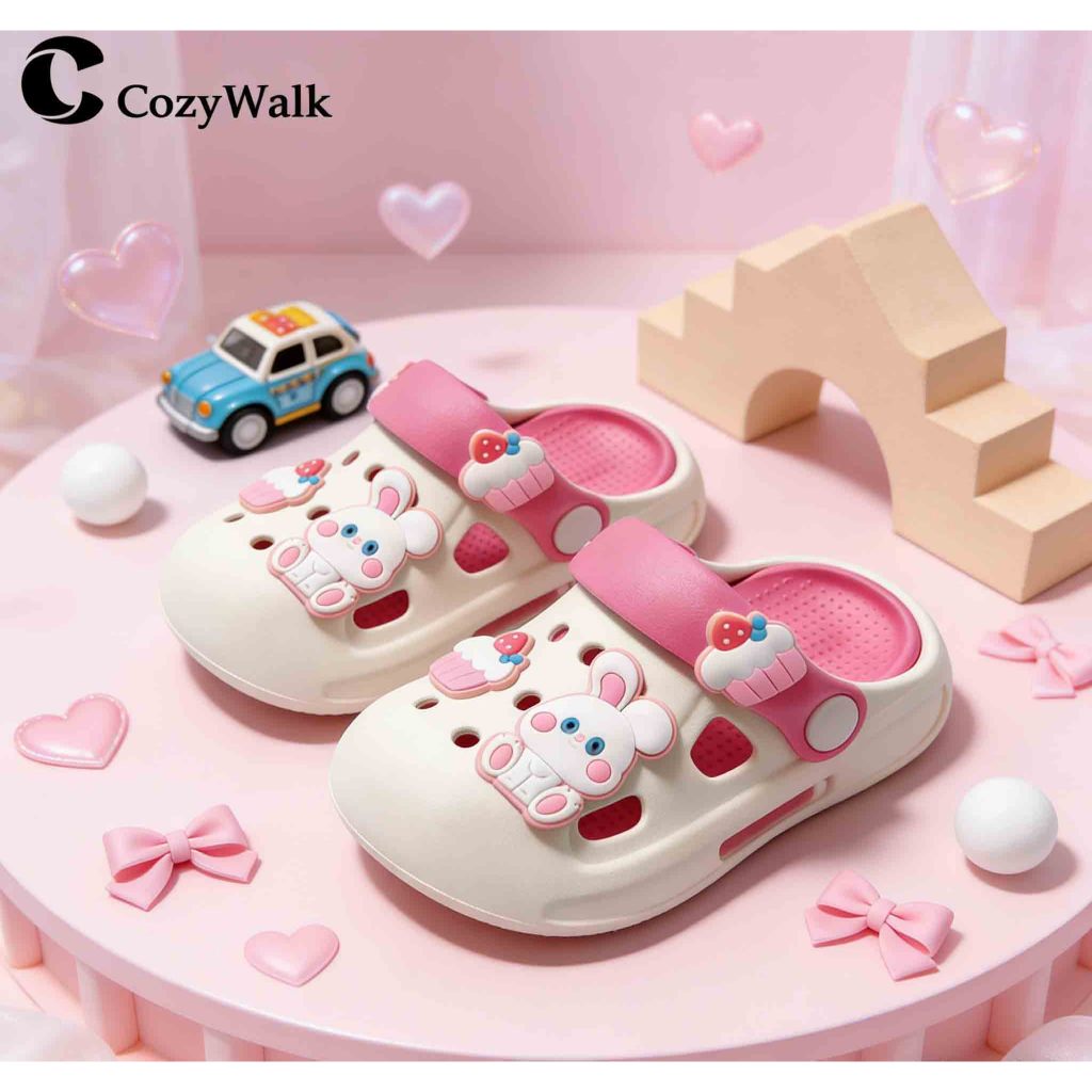 CozyWalk รองเท้ารัดส้นเด็กหัวโต นิ่ม เบา ใส่สบาย ผลิตจาก EVA คุณภาพดี (สินค้าพร้อมส่งในไทย)