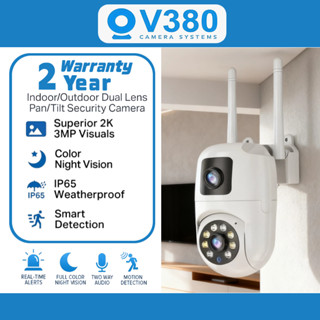 V380 PRO WiFi กล้องวงจรปิด CCTV Camera/8MP กล้องไร้สาย กันน้…