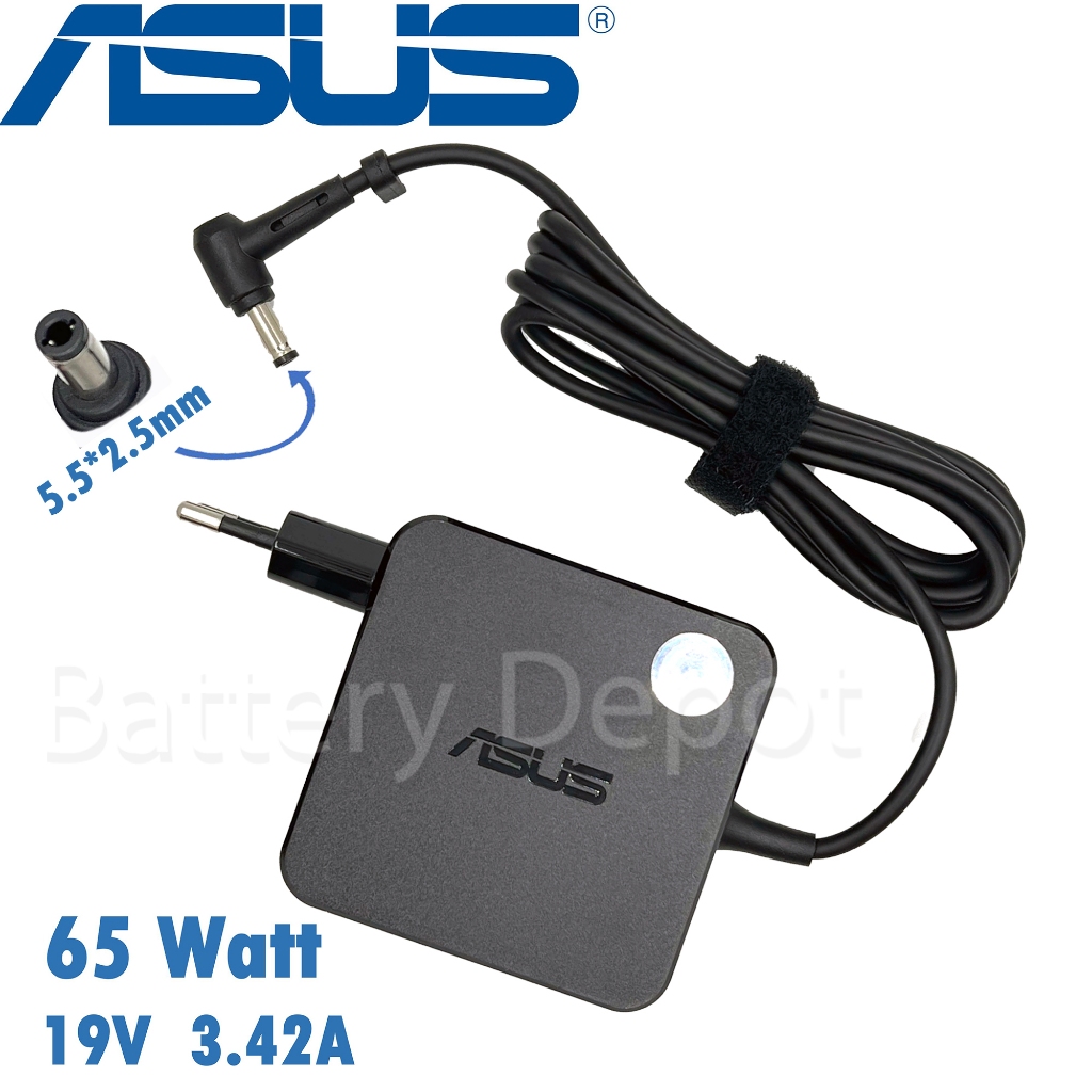 ปลั๊กขากลม Asus Adapter ของแท้ VivoBook S300CA S400CA S500CA S550CA S56CA S56CB S56CM V500CA-DB71T ส