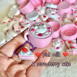 Hot drink clicker พวงกุญแจแก้วน้ำ คลิกได้ คีย์แคป สุดน่ารัก