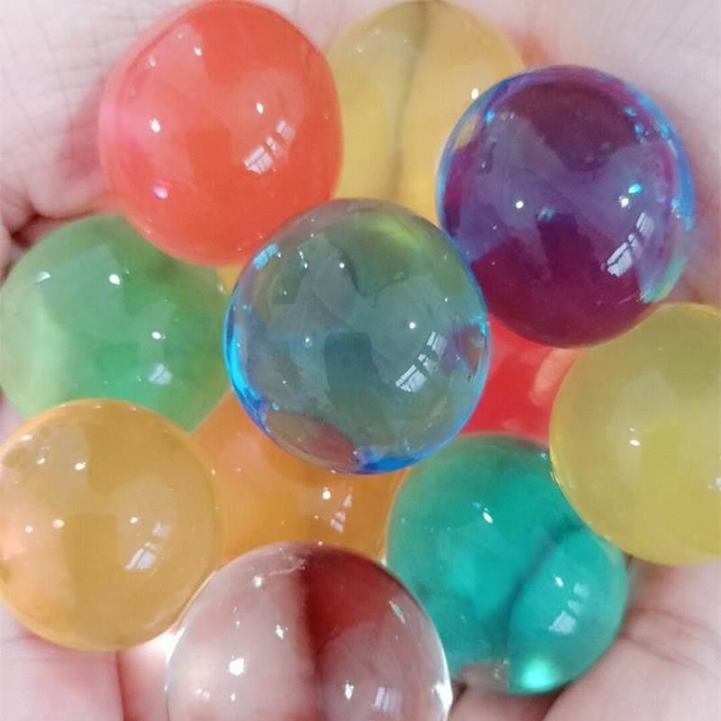 ลูกปัดดูดซับน้ำขนาดใหญ่พิเศษ ลูกปัดดูดซับน้ำ สีสันสดใส ของเล่นเด็ก