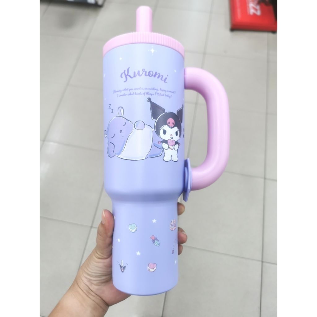 แก้ว​ kuromi Sario​ แท้​💯​ ขนาด​ 1200ml.