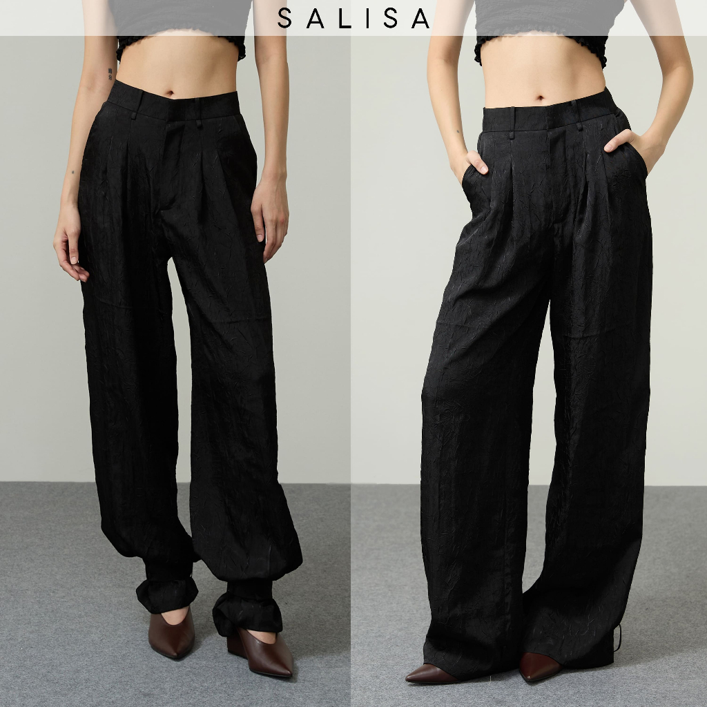 SALISA - PANTS BARREL SS26 Convertible กางเกงทรงบาร์เรล สายขาดข้อเท้าถอดได้ *XS,M,L PRE-ORDER 1 WEEK