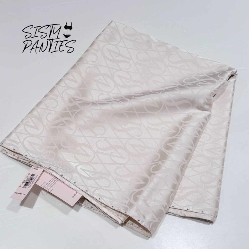 (พร้อมส่ง) Victoria's Secret ผ้าพันคอ Victoria’s Secret Satin Scarf ของแท้ 100%🇺🇸