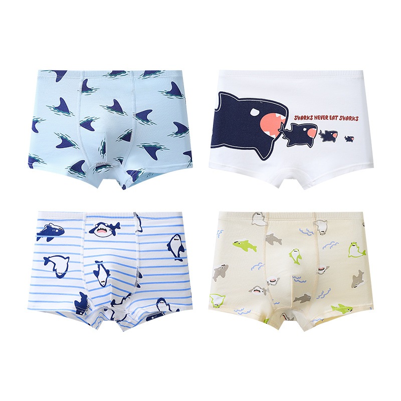BOXER กางเกงในเด็กผู้ชาย แพ็ค 4 ตัว (ตรงปก เป๊ะปัง) มีไซส์ S-4XL สินค้าส่งจาก กทม. ตัดรอบทุกวัน บ่ายโมงค่ะ รูปที่ 6