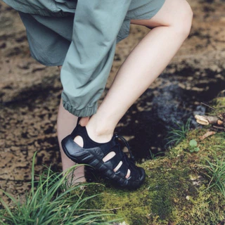 Keen รองเท้าผู้หญิง รุ่น Women's HYPERPORT H2 Snow Peak (SP TRIPLE BLACK)