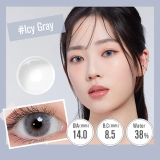 Magister & Realcon คอนแทคเลนส์ ซีรีส์ควีน 14.00mm Amber Graphit แว่นตาสายตาสั้น Ocher / Nude Brown contact lens 6เดือน