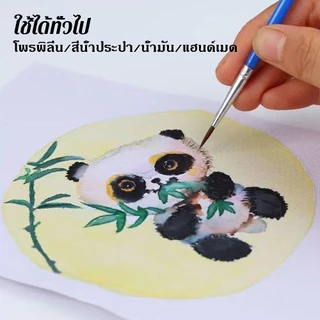 100ชิ้นแปรงทาสีชุด,ชี้แบนภาพวาดสีน้ํามันแปรง,เครื่องมือศิลปะไนล่อนผมเซรามิกจิตรกรรมอุปกรณ์สีน้ํา