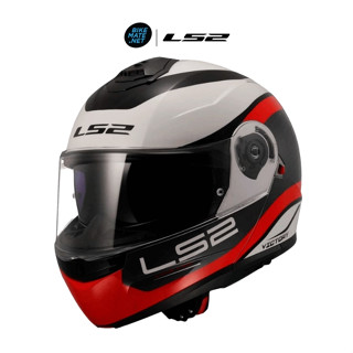 LS2 Helmets FF908 Strobe II Victory White Grey Red - หมวกกัน…