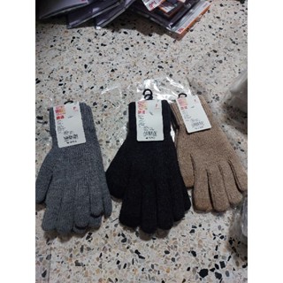 ถุงมือไหมพรม Uniqlo heattech Unisex **ผู้หญิงลด1Size **ใส่อุ…