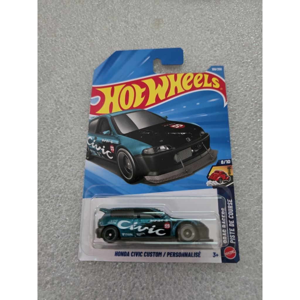 Hotwheels honda civic custom/personnalise แพ็คยับ