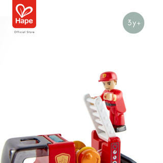 Hape ของเล่น รถดับเพลิง มีสัญญาณไฟและเสียงไซเรน Fire Truck with Siren ของเล่นเสริมพัฒนาการ 3 ขวบ ขึ้นไป รูปที่ 6