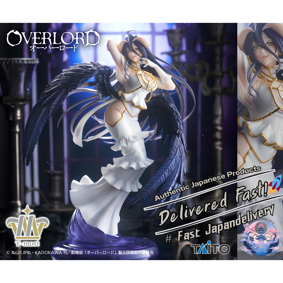 [TAITO]🤍 OVERLORD: T-most — ALBEDO — (Pure White Devil Ver.) ฟิกเกอร์ที่เหมาะสมอย่างยิ่งที่จะเป็น    จุดศูนย์กลางของคอลเลกชัน Nazarick