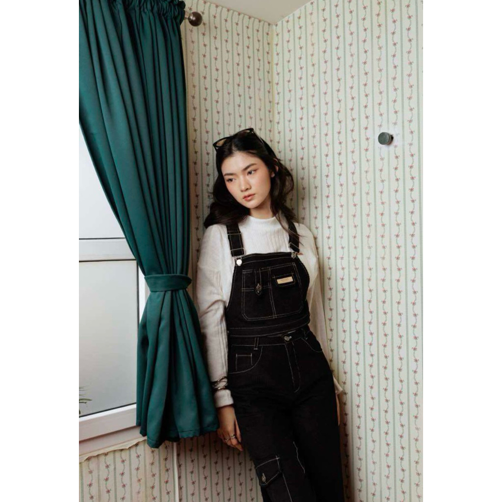 CAMPBELL OVERALLS BLACK เอี๊ยมผ้าลูกฟูก ราคา ถูกที่สุด ดีลบีเคเค แกลเลอรีภาพที่ 6