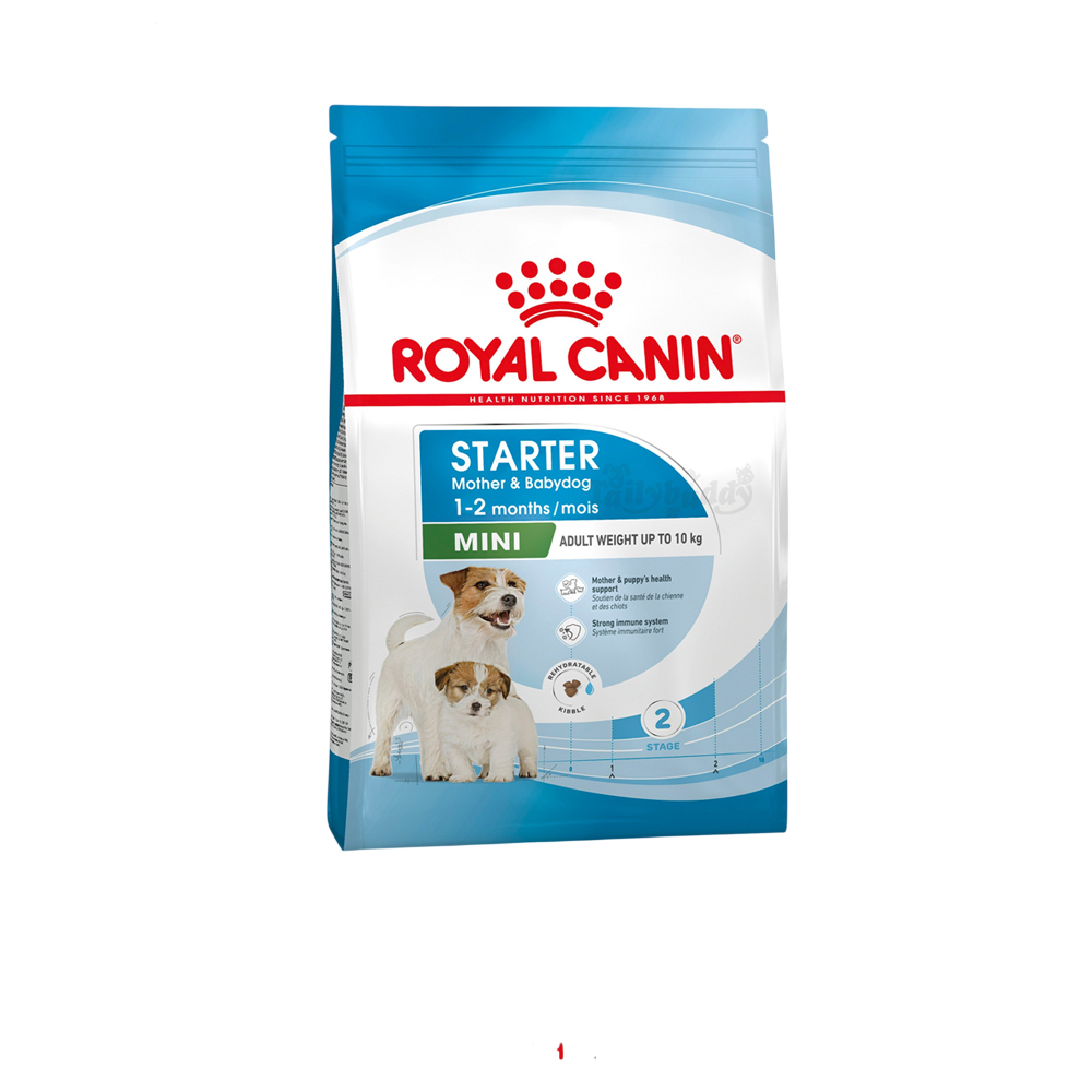 Royal Canin Mini Starter Mother&BabyDogโรยัลคานิน แม่ลูกสุนัขหย่านม พันธุ์เล็ก อายุ 1-2 เดือน