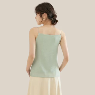 WsimpleBra | Aurora Camisole เสื้อสายเดี่ยว ผ้าชีฟอง มีบราในตัว เลิกใส่ชุดชั้นในและซิลิโคลปิดจุก