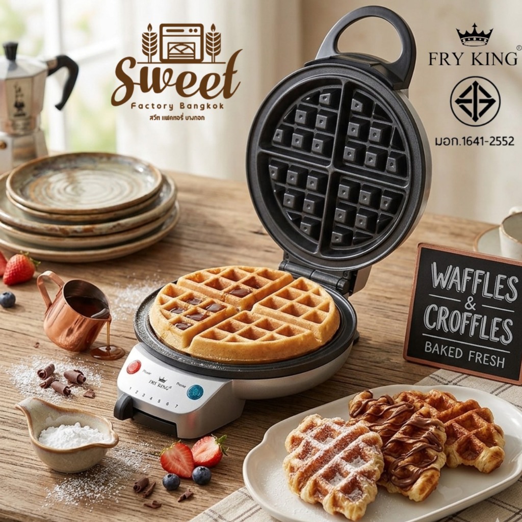FRY KING เครื่องทำวาฟเฟิลกลม  รุ่น FR-C17    Waffle Maker