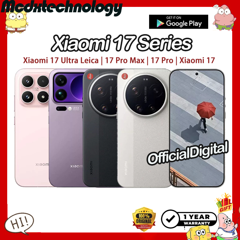 Xiaomi 17 Ultra Leica Xiaomi 17 Pro Max Xiaomi 17 Pro Xiaomi 17 Snapdragon 8 Elite Gen 5  | สนับสนุน