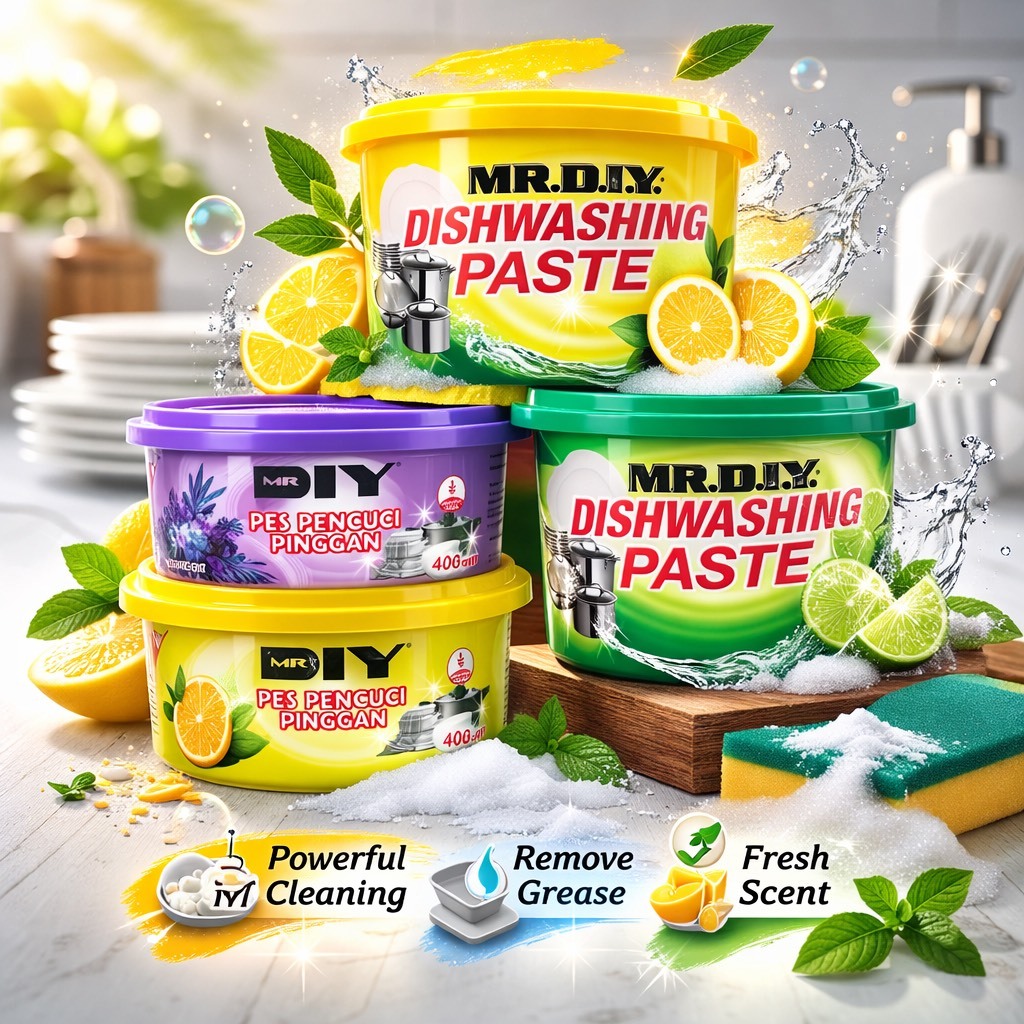 ครีมล้างจาน MR.D.I.Y. ทำความสะอาดภาชนะ