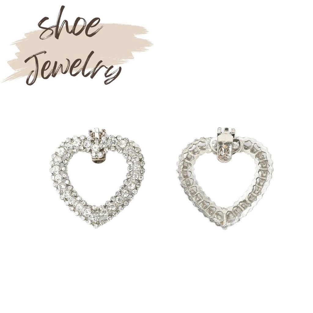 ห้ามซื้อ! [สินค้าของแถม] CHAAKAN คลิปแต่งรองเท้า โบว์ถอดได้ Shoe Buckles มีให้เลือก 3 สี สีดำ / สีขาว / สีแอพริคอต
