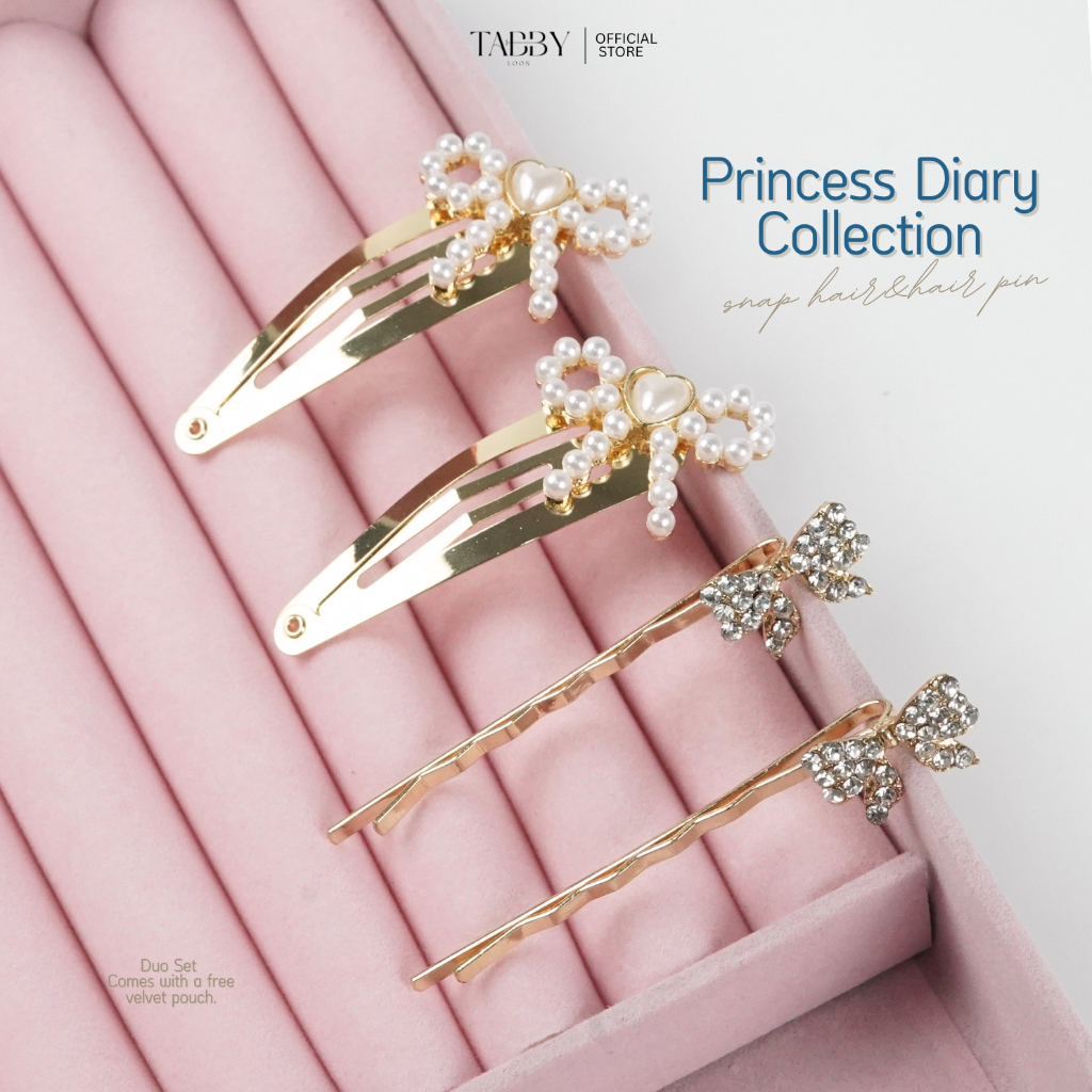 Tabby Loon Princess Diary Collection กิ๊บเสียบประดับ&กิ๊บสแนป