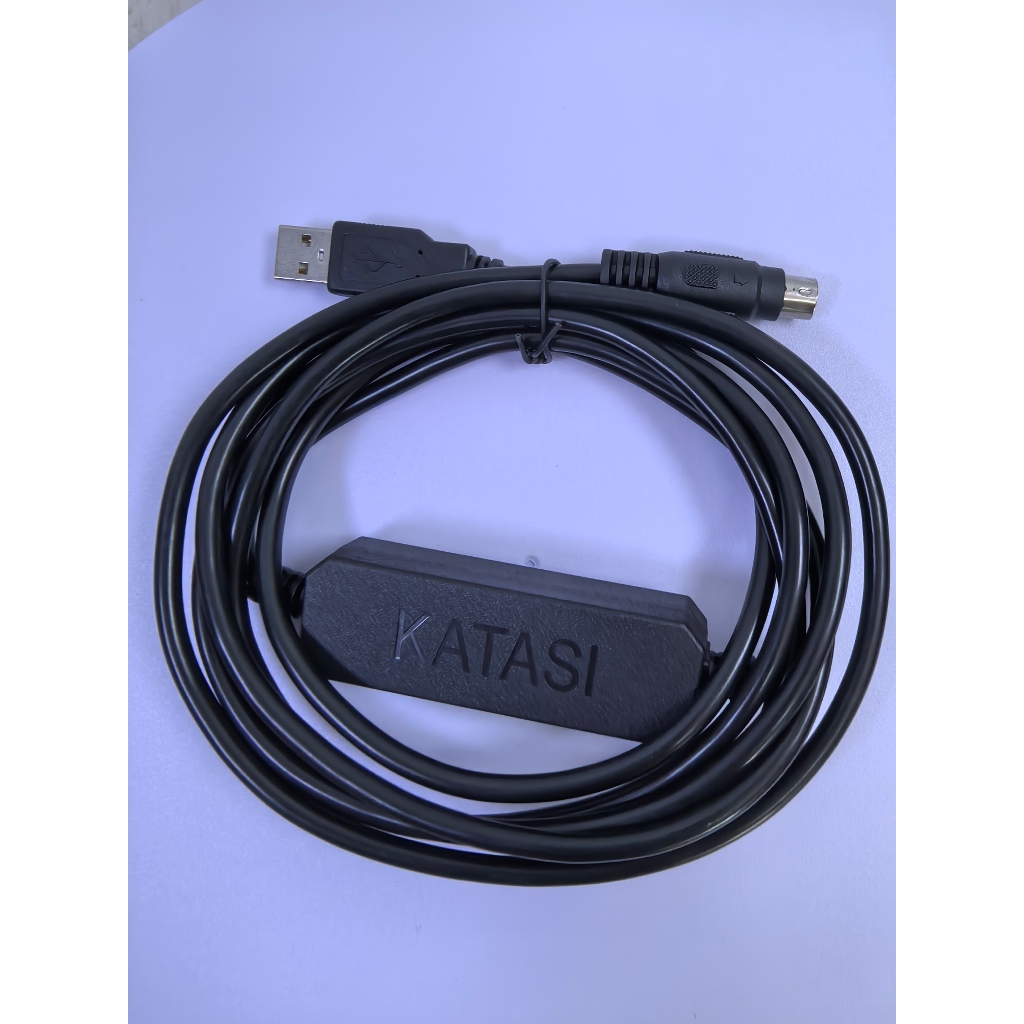 USB-SC09-FX PLC สายโปรแกรม PLC สายดำ ของใหม่ โล๊ะสต็อก