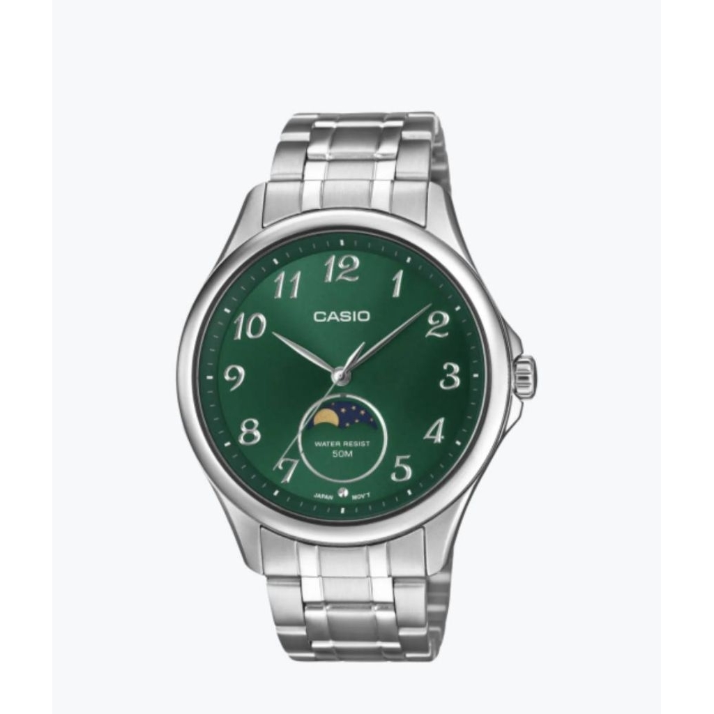 Casio Standard นาฬิกาข้อมือผู้ชาย สายสแตนเลส รุ่น MTP-M110D-3A ,MTP-M110D-7A