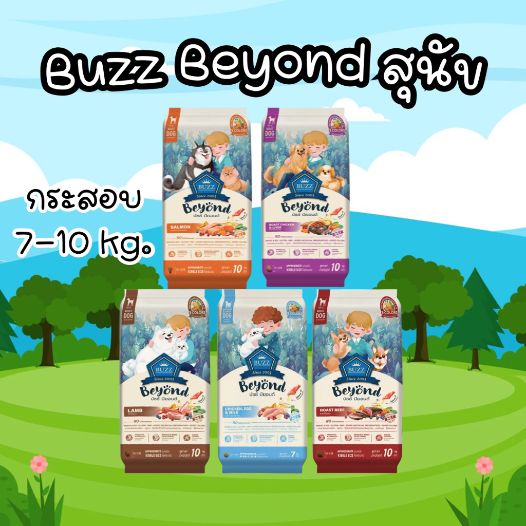 [ส่งด่วน] Buzz Beyond อาหารเม็ดสุนัข ขนาด7-10kg