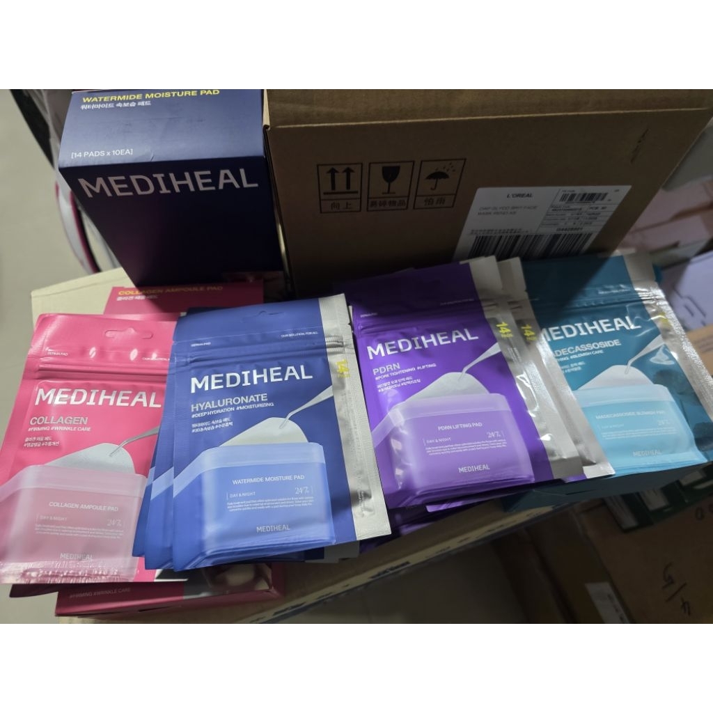 [พร้อมส่ง] Mediheal Toner Pad แบบซองขนาดพกพา 14 Pads