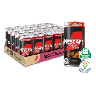 NESCAFE ROBUSTA BLACK ROAST 170ml เนสกาแฟ โรบัสต้า แบล็คโรสต์ 170มล x30กระป๋อง