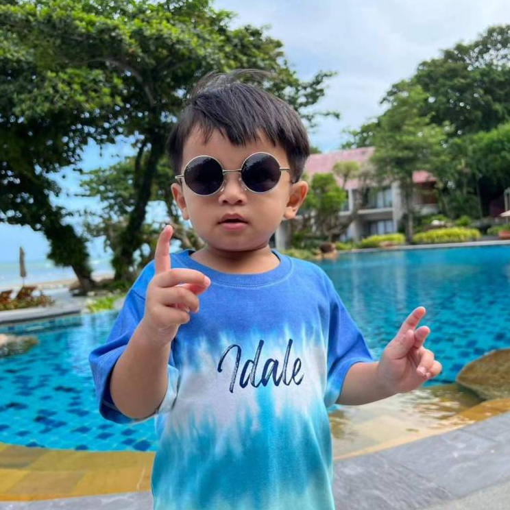 Bebeblue เสื้อมัดย้อม ครอบครัว รุ่น โอเชี่ยนบลู เนื้อนุ่ม ใส่สบาย ของแท้ 100% ราคา ถูกที่สุด ดีลบีเคเค แกลเลอรีภาพที่ 3