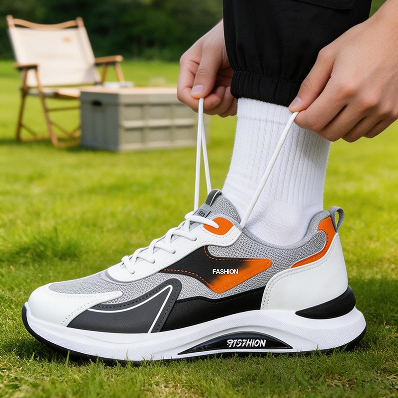 XWbrand รองเท้าผ้าใบลำลองผู้ชายรุ่นใหม่ หนา ระบายอากาศ รูปที่ 7