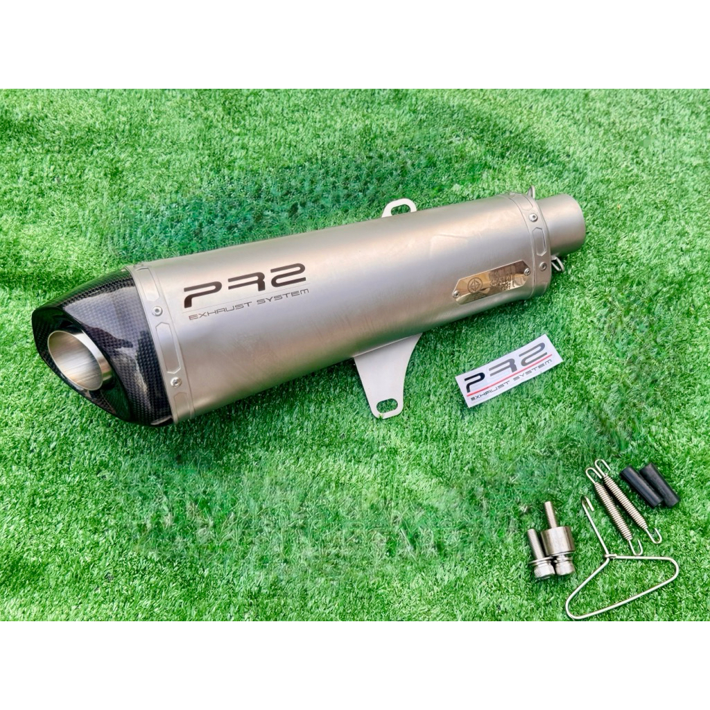 ปลายท่อ nmax155 aerox155 สำนักpr2🇹🇭🇹🇭และกรวยไทย maisafari(ราคาไม่รวมคอท่อ)