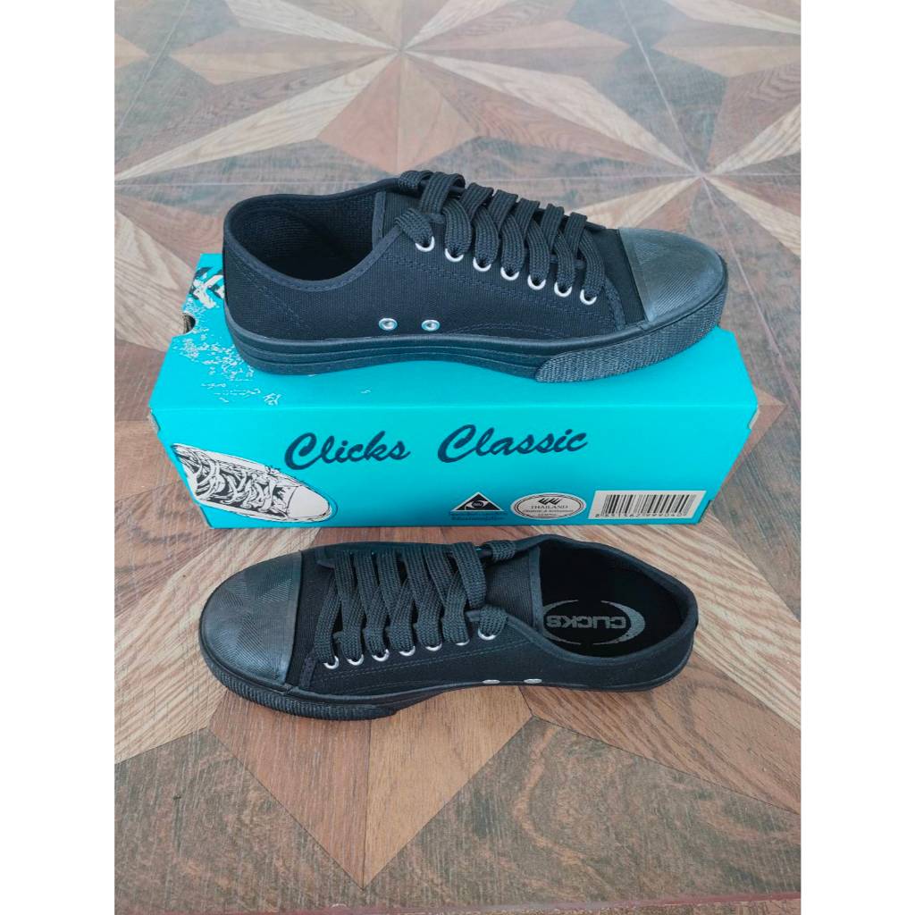 CLICKS  รุ่น CL-555 รองเท้าผ้าใบผูกเชือก