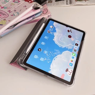 เคสไอเเพด Air6 11นิ้ว gen10 gen11/gen10 gen7/gen8/gen9 10.2 Air1/Air2/Air3 pro10.5พับได้ มีช่องใส่ปากกา Air4/Air5 10.9