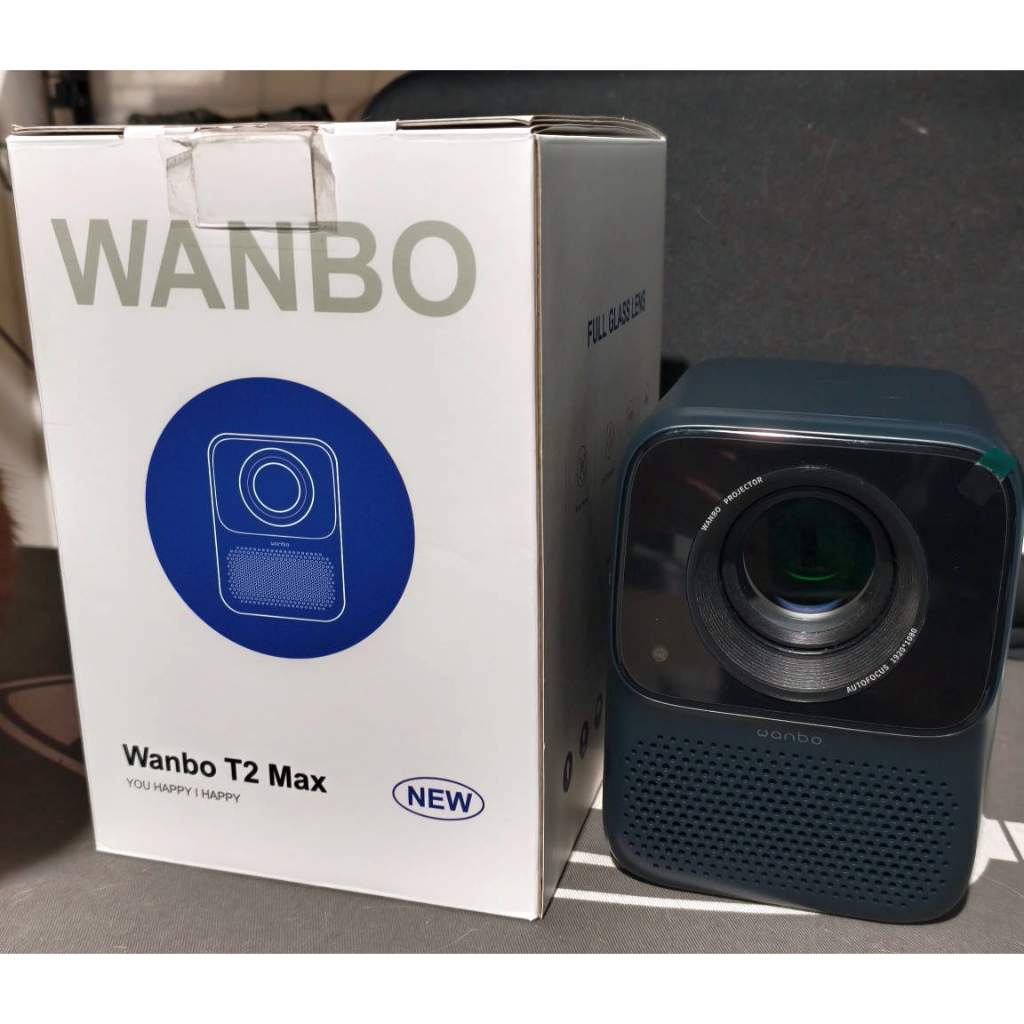 โปรเจคเตอร์ Wanbo T2 Max New มือสอง 1080P HD Projector Built-In Android 9.0 HIFI