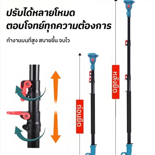 Mekitormax เลื่อยตัดกิ่งไม้ยืดได้ 2.9ม. ไร้สาย แบตเตอรี่ เครื่องตัดกิ่งไม้สูง ตัดแต่งสวน ต้นไม้